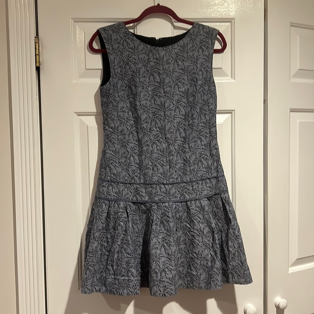 J. Crew linen drop waist dress.